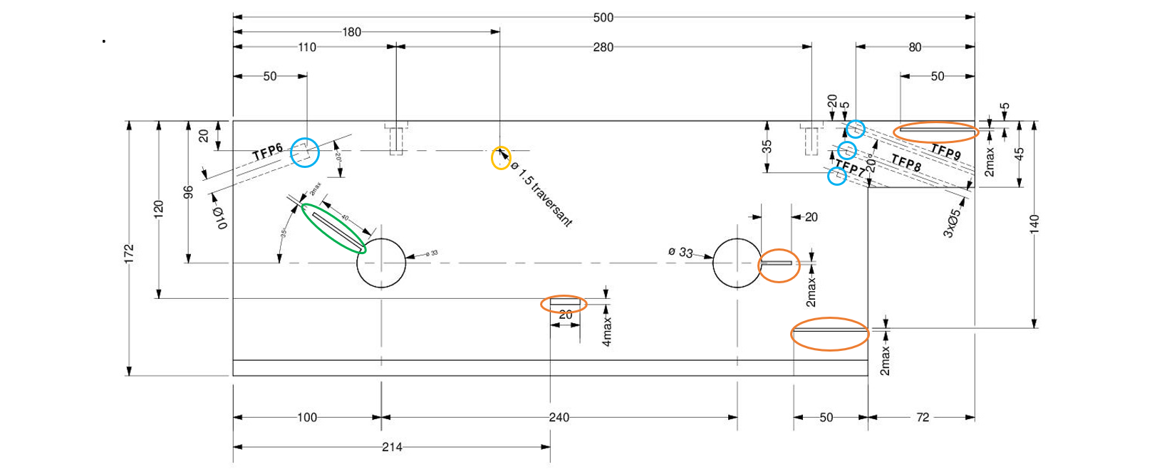 Rail sample with defects for ultrasonic rail flaw inspection